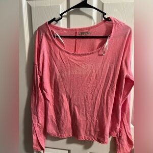 Forever 21 pink long sleeve size large